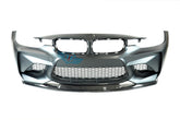 FYBR BMW F30 M2 Conversion Bumper MTC Style Genuine Carbon Fiber Front Lip